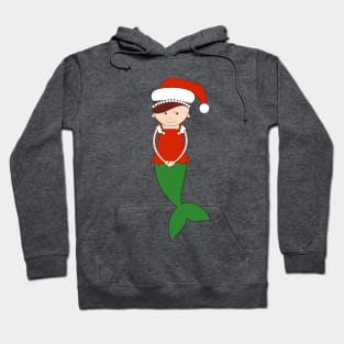 Christmas Mermaid Digital Art | Christmas Special | illusima Hoodie